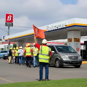 trabalhadores da Bridgestone