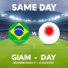 Santo André jogo Brasil x Japão