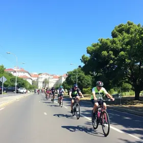 passeio ciclístico