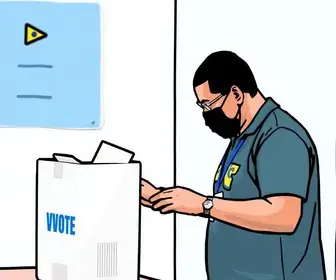 apuração ao vivo dos votos em Santo André
